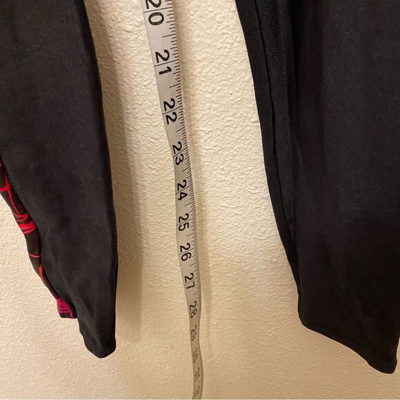 Geometric Dance Costume unitard jumpsuit Black hot pink 24248 Derezzed SA adult - Picture 9 of 11